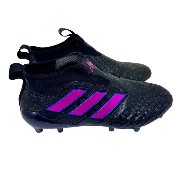 Adidas Mens Sneakers Ace 17+ PureControl FG Football BZ0572 Black Pink Size 9 - Picture 2 of 8